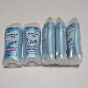 Secret Aluminum Free Deodorant Cherry Blossom Pack Of 5